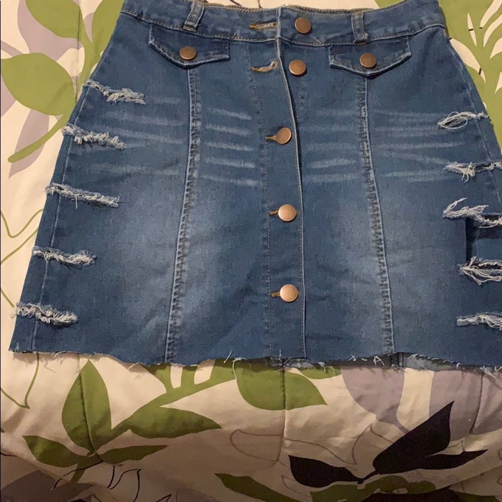 Ripped skirts